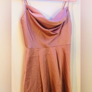 Satin Dress💗 Size: Small | Color: Light Pink